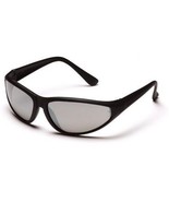 Pyramex Zone Safety Eyewear - Silver Mirror Lens, Black Frame SB970E  - $9.44 CAD