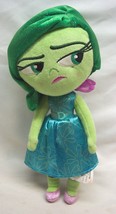 Disney Store Inside Out Green Disgust Character 10&quot; Plush Stuffed Animal Toy - $19.80