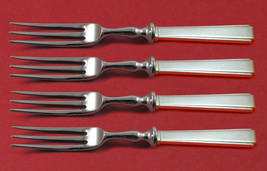 Modern Classic by Lunt Sterling Silver Fruit Fork Set 4pc HH WS Custom Made 6" - £220.28 GBP