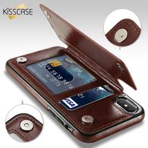 KISSCASE Retro PU Flip Leather Smartphone Case for Huawei - P30 Mate 20 ... - $18.99
