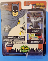 Nano Hollywood Rides Batman 1966 NV14 Set Of 3 Diecast NV-14 Jada Toys - $8.59