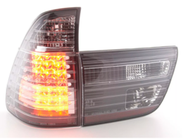 FK Pair Smoke black LED Lightbar REAR LIGHTS BMW X5 E53 98-02 black Tail... - £258.28 GBP