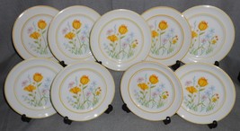 Set (9) Johnson Brothers Spring Day Pattern Ironstone B&amp;B/Dessert Plates - £23.79 GBP