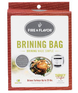 Turkey Brining Bag Fire &amp; Flavor Heavier Duty Materials Thicker Seams 2 ... - £10.13 GBP
