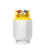50 Lb Steel Refrigerant Recovery Cylinder Tank 400 PSI HVAC R410A Reusable - $203.41 CAD