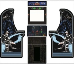 Atgames Legends Ultimate ALU Starwars orginal design decal Arcade Cabinet graph - £81.52 GBP+