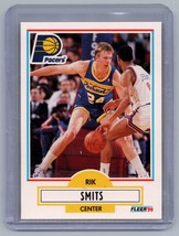 1990-91 Fleer #82 Rik Smits Card Indiana Pacers - £0.78 GBP