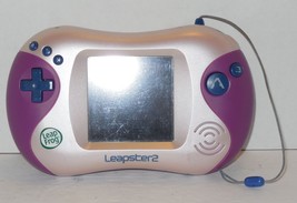 Leapfrog Leapster 2 Handheld Game System Rare VHTF Educational Pink - £26.25 GBP