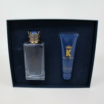 KING by Dolce &amp; Gabbana 2 Pcs Set: 3.3 oz EDT Spray &amp; 2.5 oz A/S Balm NIB - £87.34 GBP
