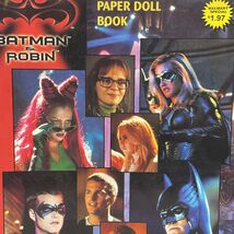 DC Comics Batman and Robin Paper Doll Book 90's Uncut Complete - $9.49