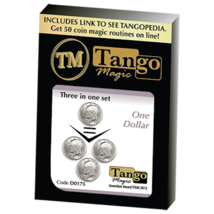 Three in One (Eisenhower Dollar) Set (D0175) by Tango Magic - Trick - £72.57 GBP