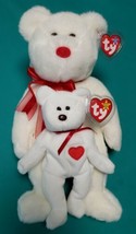 Vintage Ty Beanie Baby / Beanie Buddy &quot;Valentino&quot; New w/Tag Errors  PVC Pellets - £387.65 GBP