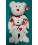 Vintage Ty Beanie Baby / Beanie Buddy &quot;Valentino&quot; New w/Tag Errors  PVC ... - £389.38 GBP