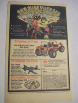 1978 Color Ad Cox Marvel Superheroes Sweepstakes R/C Dune Buggy, Corsair, UFO - £6.33 GBP