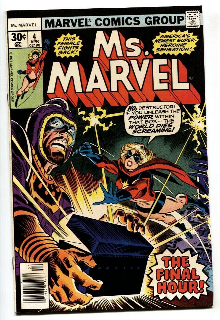 MS. MARVEL #4-1977-comic book-Bronze Age Marvel VF - $31.53