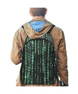 Matrix Raining Code School Backpack with Side Mesh Pockets - £35.85 GBP