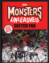 Monsters Unleashed Promo Art Sketch Pad SIGNED X7 Adam Kubert Chip Zdarsky +++ - £23.35 GBP