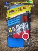 Fruit Of The Loom ~ Boy&#39;s Boxer Briefs 8-Pair Underwear Multicolor ~ S (... - £13.84 GBP