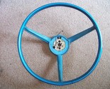 1972 73 74 Dodge Dart Plymouth Duster Valiant Blue Steering Wheel OEM 34... - $112.49