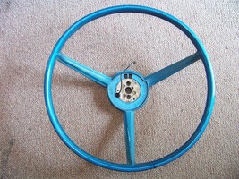 1972 73 74 Dodge Dart Plymouth Duster Valiant Blue Steering Wheel OEM 34... - £87.94 GBP