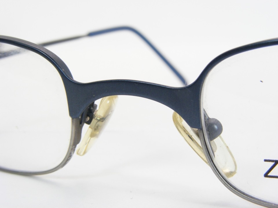 Vintage ZEA YM5 06 Matt Blue RARE EYEGLASSES GLASSES FRAME 40-25-135mm Italy Item image 7