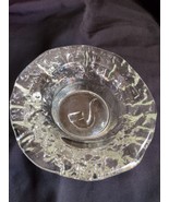 vintage art Glass center ashtray Pipe - £42.81 GBP