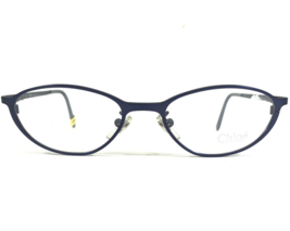 Chloe Petite Eyeglasses Frames 44 385 Matte Blue Round Full Rim 49-17-135 - £40.17 GBP