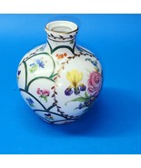 Vintage ELIOS Peint Main HF Handmade Hand Painted Porcelain Carafe Jug Vase - $21.10 CAD