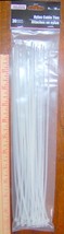 30 White NYLON CABLE TIES 11&quot; inch long x 1/8&quot; cord wire ZIP TIE 40 lb p... - $18.63