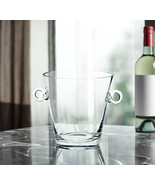 8 Mouth Blown European Glass Ice Bucket Or Cooler - $5,976.29 MXN