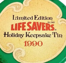 Lifesavers Holiday Vintage Tin Limited Edition 1990 Christmas Wild Cherr... - $29.99