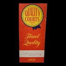 Quality Courts United Travel Quality Guide Spring 1956 Vintage Travel Brochure - £7.05 GBP