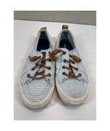 Sperry Shoes Womens Crest Vibe Sneakers White Blue Casual Size 6.5 - $24.95