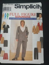 Simplicity 7570 Sewing Pattern Jacket Pants Shorts Skirt Sz:26w-32w ©199... - $90.82 MXN