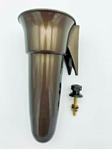 Mausoleum Crypt Brown &quot;V&quot; Vase 7.75 IN - Royal Duchess - Bolt / Button Supported - £47.31 GBP