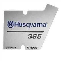 Oem Husqvarna 365 X-TORQ Label - £3.10 GBP