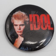PinBack Button Badge Billy Idol 1980&#39;s Rock &#39;N Roll - $34.16