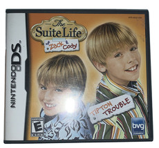 EMPTY Suite Life Of Zack And Cody TIPTON TROUBLE GAME CASE AND INSTRUCTI... - £3.14 GBP