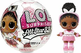 LOL Surprise All-Star B.B.s Sports Series 3 Soccer Team Doll 8 Surprise  - £23.59 GBP