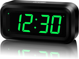 KWANWA LED Digital Alarm Clock Battery Operated Only Small for with Constantly - £21.18 GBP