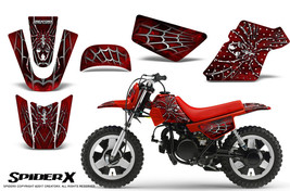 YAMAHA PW50 CREATORX GRAPHICS KIT DECALS SPIDERX RED - £76.54 GBP