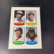 2023 Topps Heritage 1974 Baseball Stamps Pirates Stargell Oneil Cruz #74BS 33-36 - $10.89