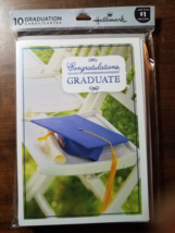 GRADUATION Greeting Cards **10 PACK** Congrats Accomplishment Hallmark Hat - £3.13 GBP