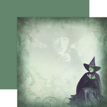 The Wicked Witch Wizard of oz 12x12 Double Sided Scrapbook Paper - Singl... - $23.06 MXN