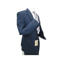Men's Summer Linen Suit Apollo King Half Lined 2 Button European LN2 Navy Blue image 5