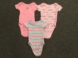 Babies R Us Girl’s One Pieces, 12 Months, Set Of 3 - £3.71 GBP