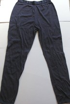 Savage X Fenty Women&#39;s Navy Blue Cotton Leggings Lounge Pants Rihanna Size S NWT - £14.97 GBP