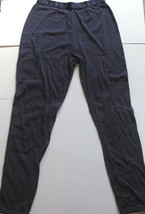 Savage X Fenty Women&#39;s Navy Blue Cotton Leggings Lounge Pants Rihanna Size S NWT - £14.81 GBP