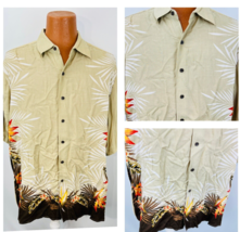 Covington Hawaiian Aloha XXL Shirt Bird Of Paradise Plumeria Flowers Tropical - £32.06 GBP