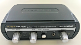 M-Audio Fast Track Guitar Instrument Mic Recording USB Digital Audio Int... - £17.53 GBP